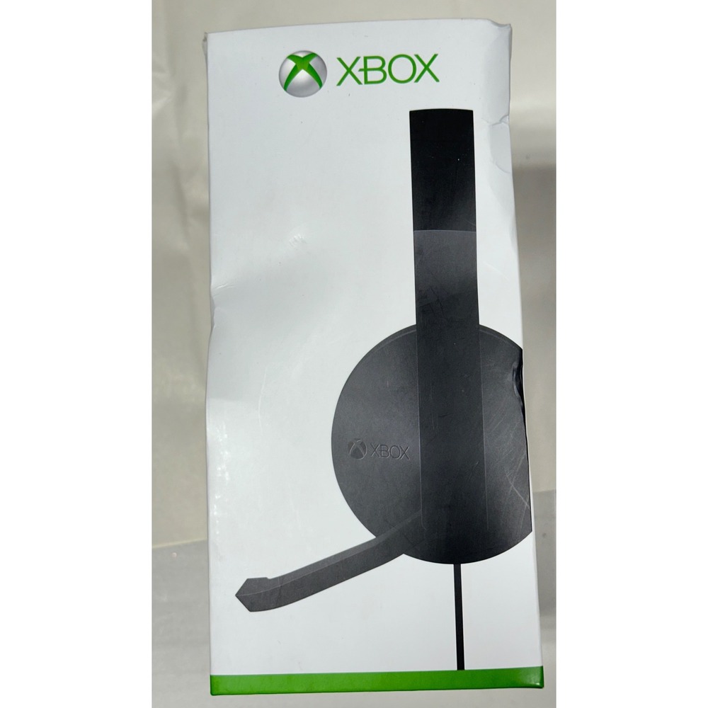 Microsoft Xbox Stereo Headset 1610 Black Gaming Headphones Xbox One PC